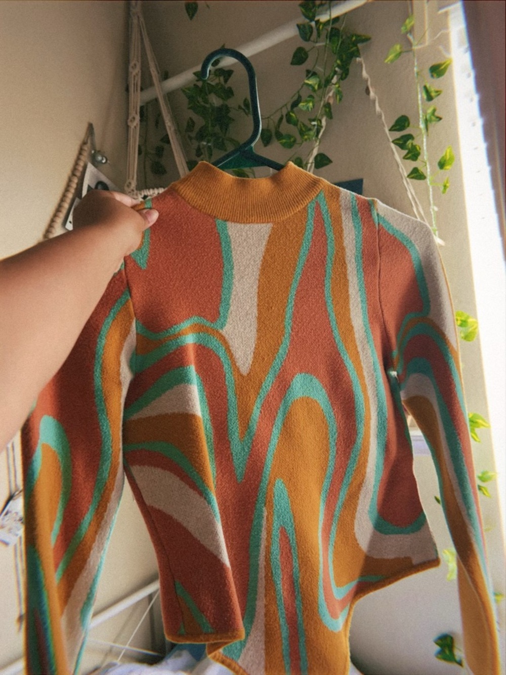 Nasty Gal Collection Retro Tie Dye One Piece Sweater